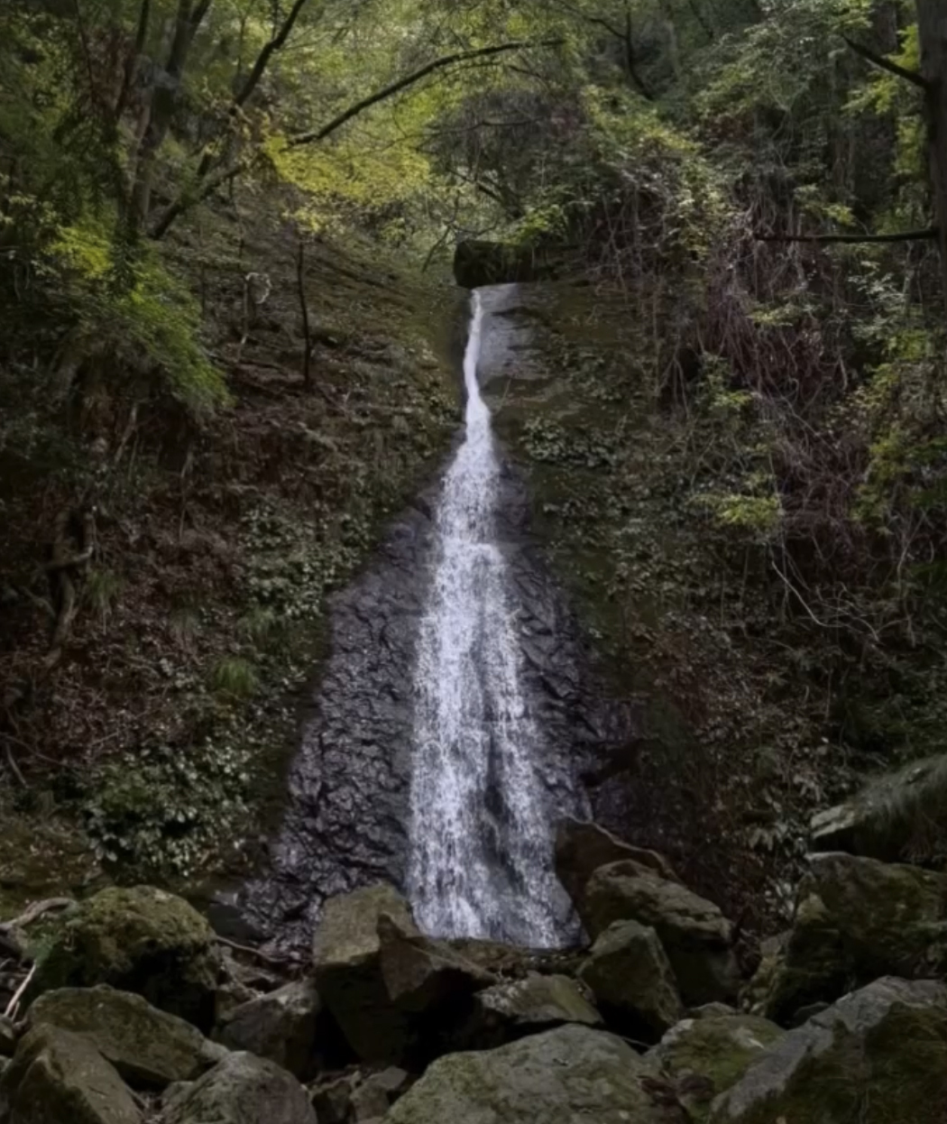 「扁妙の滝」「オウネンの滝」